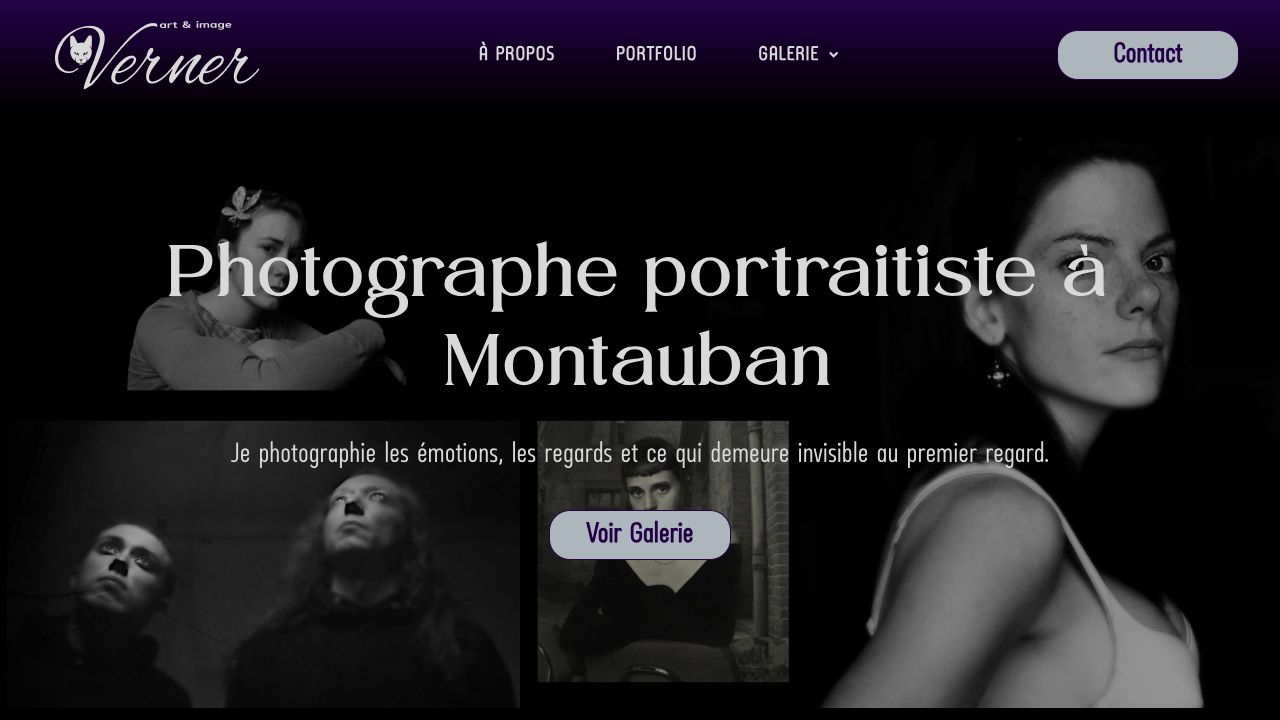 Capture d'écran du site michelverner