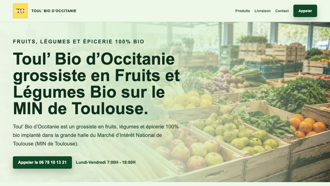 Capture d'écran du site toulbio